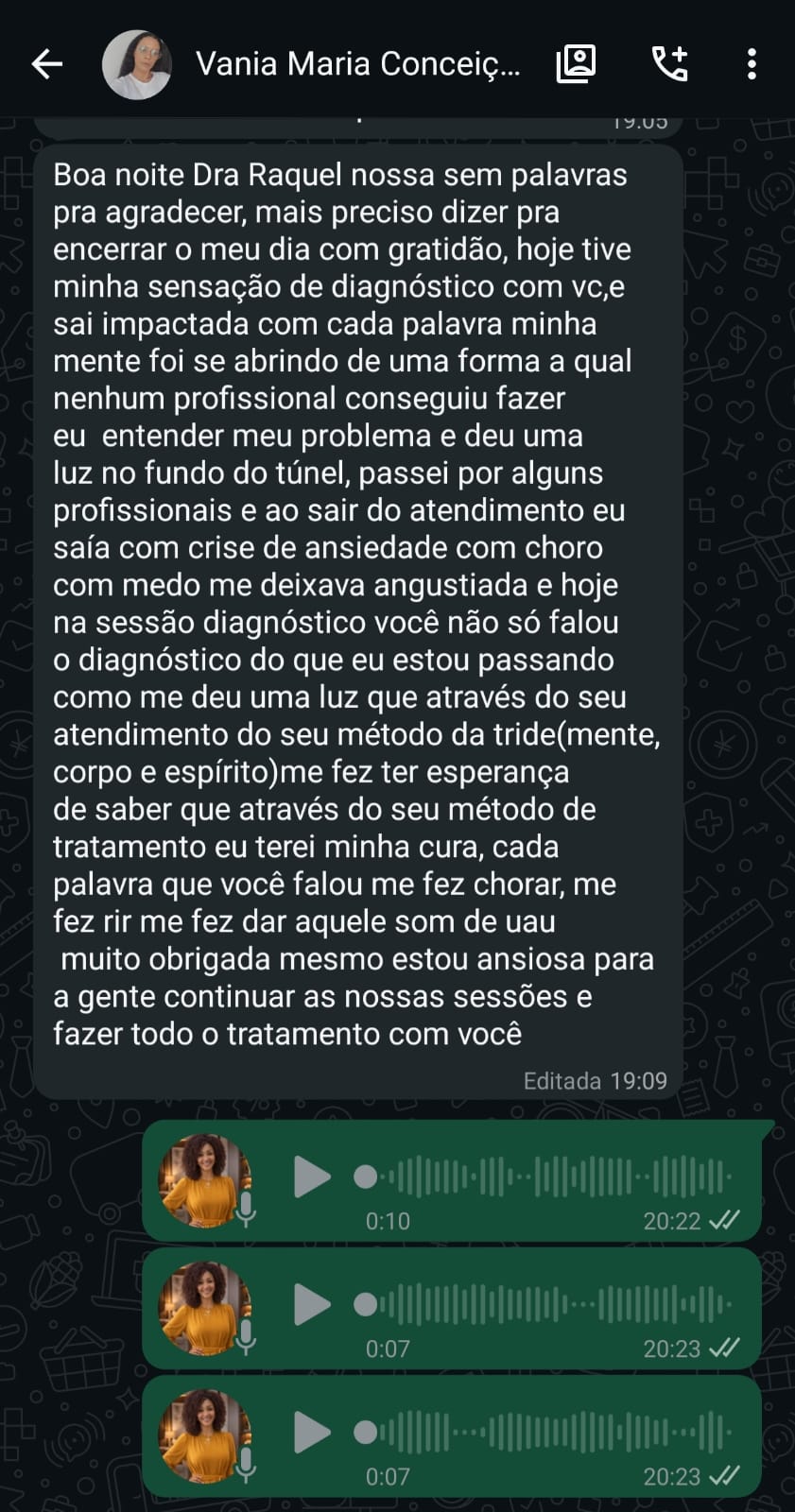 Dep sessão diagnóstico